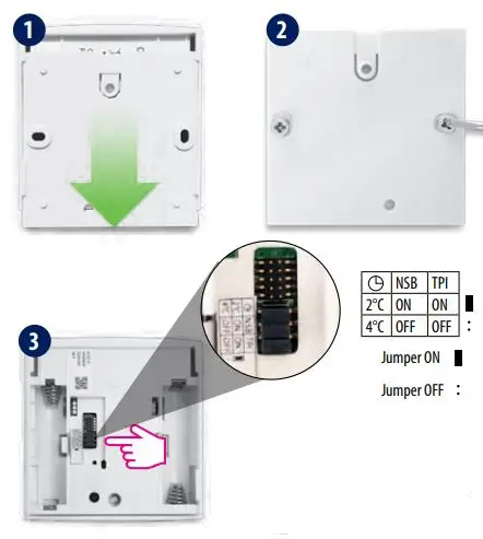SALUS HTR-RF(20) Wireless Room Thermostat fig5