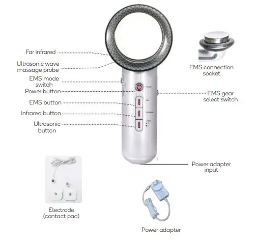 kogan ESBDYSLIMDA Ultrasonic Ems Infrared Body Slimming Device fig1