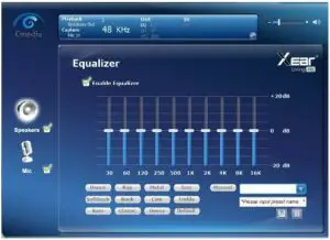 Equalizer Setting