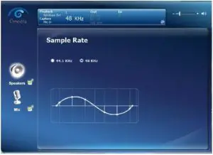 Sample rate setting