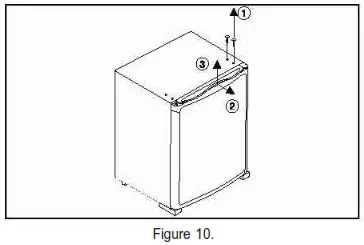 DOMETIC Refrigeration Mini Fridges - Replacing the decorative door panel 3