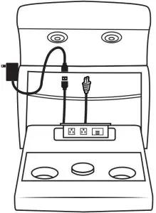 Wireless Charger & Power Center Connection