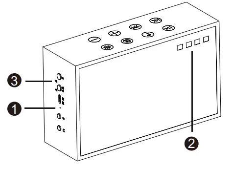 Lexenic H637 White Noise Sleeping Box - Indicators