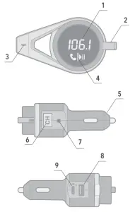 Scosche BTFREQ Pro Wireless Hands Free Car Kit- l A