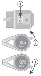 Scosche BTFREQ Pro Wireless Hands Free Car Kit- l c