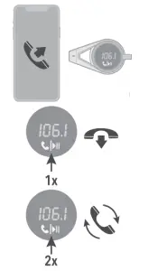 Scosche BTFREQ Pro Wireless Hands Free Car Kit- l f