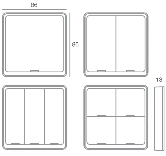 Moes ZT-SY-EU1S-WH-MS Scene Switch FIG-2