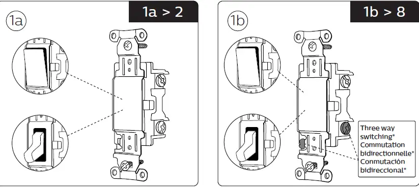 PHILIPS PHL456014 Wall Switch Module fig 6