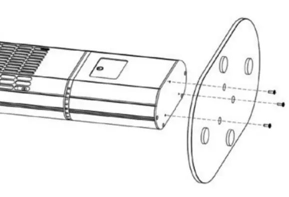 KETTLER KLEH161 0600 Kalos Ibiza Large Floor Standing Heater - fig