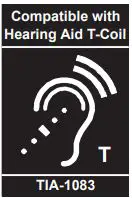 Panasonic KX-TGDA63 Additional Digital Cordless Handset Installation Guide - Compliance with TIA-1083 standard