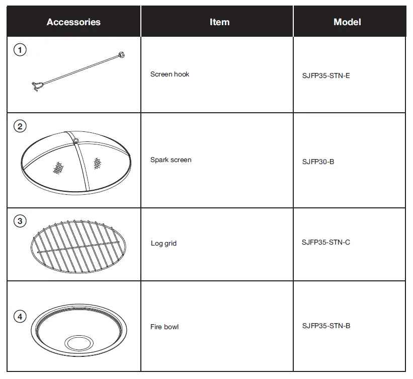 SUNJOE-SJFP35-STN-35-Inch-Cast-Stone-Fire Pit-FIG 5