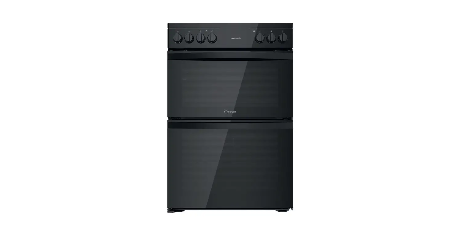 Indesit Id67v9kmb/uk 60cm Double Oven Electric Cooker User Guide