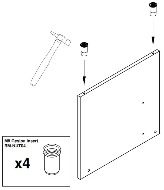 dams Shallow Desk - Step 2