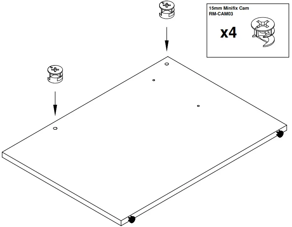 dams Shallow Desk - Step 4