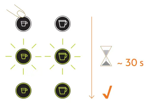 NESPRESSO EN267BAE CITIZ Coffee Machine - PREPARATION