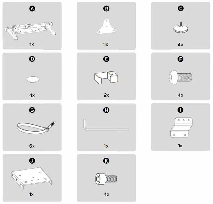 connect IT CWS-2000-BK Titan Frame fig 2