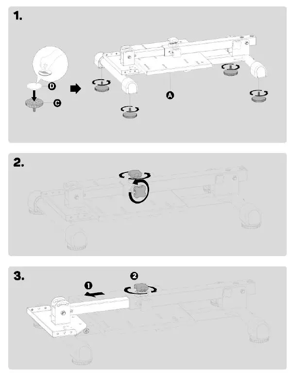 connect IT CWS-2000-BK Titan Frame fig 3