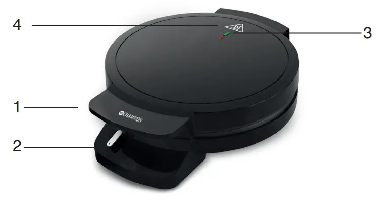 CHAMPION CHVJ220 Waffle Iron Easy 1200W - Parts