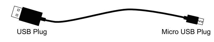 BASS JAXX SP 0910 Hue LED Wireless Speaker - cable