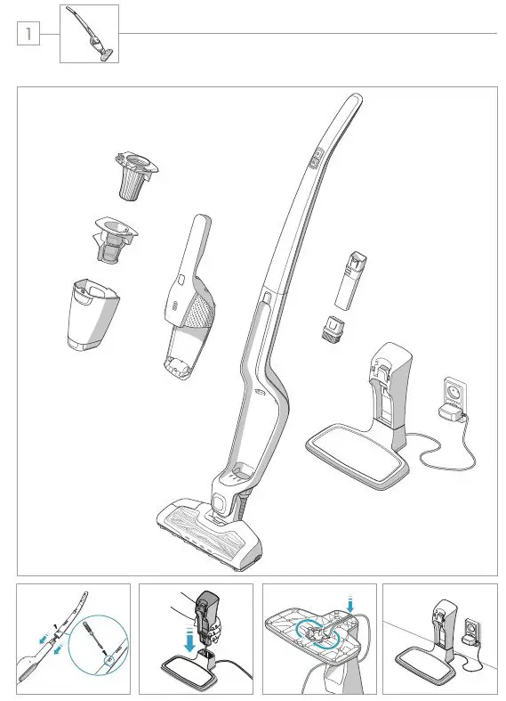 Electrolux EHVS2510AW Vacuum Cleaner 1