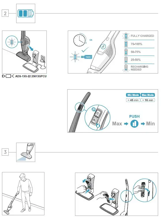 Electrolux EHVS2510AW Vacuum Cleaner 2