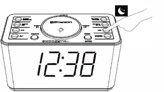 EMERSON ER100401 SmartSet Alarm Clock Radio with Bluetooth Speaker fig 12