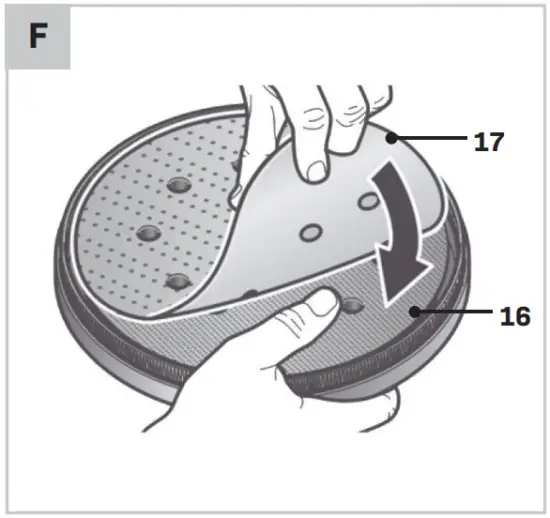 Replacing the sanding pad