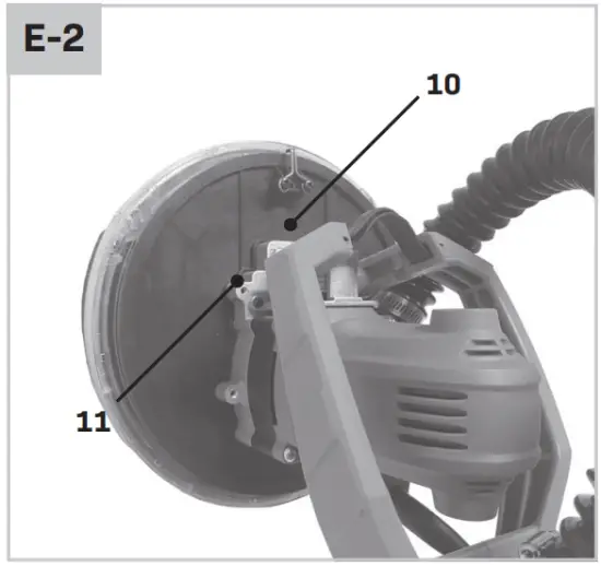 Mounting and removing sanding paper