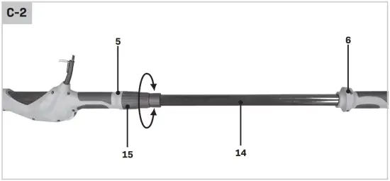 Assembling the telescopic tube