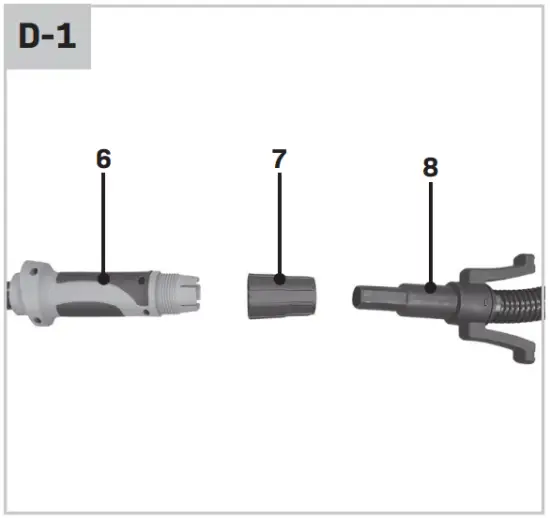 Assembling the dust extraction system
