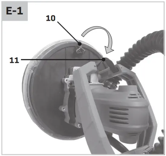 Mounting and removing sanding paper