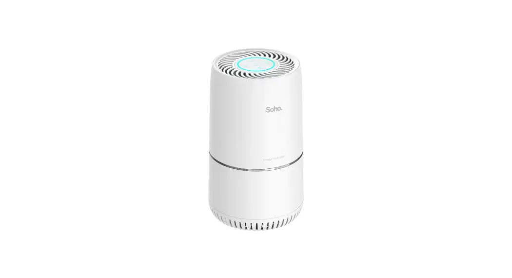 Soho So-65 Compact Air Purifier With 3 Speed Levels User Manual