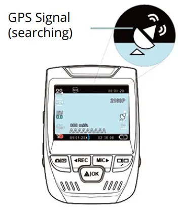 ReXING V1 Basic Dash Cam 1080P FHD DVR Car Driving Recorder - GPS Signal