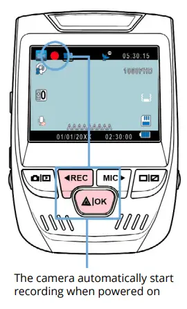 ReXING V1 Basic Dash Cam 1080P FHD DVR Car Driving Recorder - Video Playback