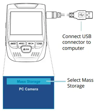 ReXING V1 Basic Dash Cam 1080P FHD DVR Car Driving Recorder - playback a video
