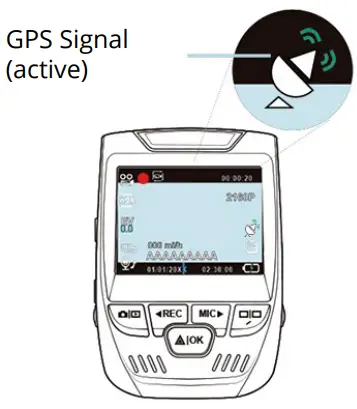 ReXING V1 Basic Dash Cam 1080P FHD DVR Car Driving Recorder - signal is found