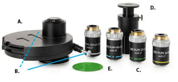 euromex BioBlue.Lab Microscope - parts 2