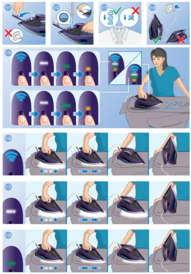 PHILIPS GC5030 Azur Elite Steam Iron - Fig 1