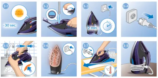 PHILIPS GC5030 Azur Elite Steam Iron - Fig 5