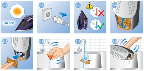 PHILIPS GC5030 Azur Elite Steam Iron - Fig 8