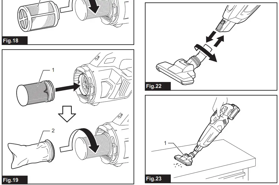 makita CL001G Cordless Cleaner - Product Overview 7