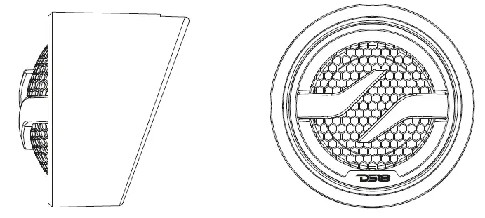 DS18 ZXI-62C 6.5 Inch 2-Way Car Audio Component Speaker System fig 3