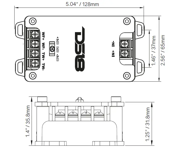 DS18 ZXI-62C 6.5 Inch 2-Way Car Audio Component Speaker System fig 4