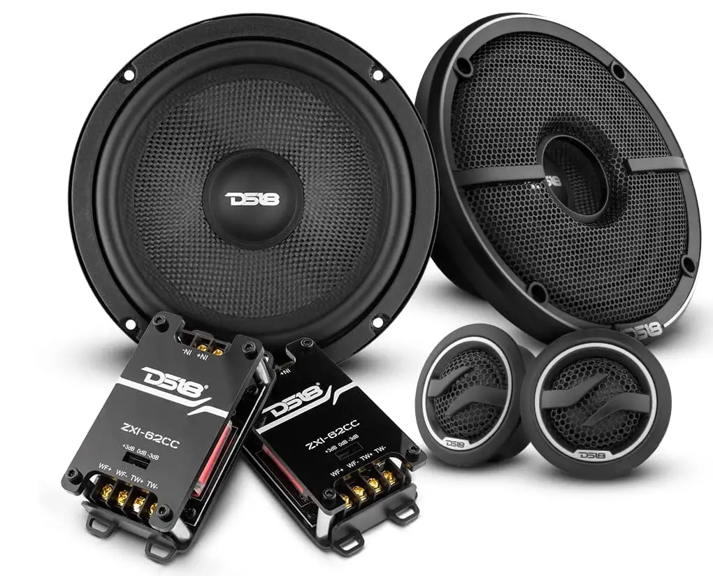 DS18 ZXI-62C 6.5 Inch 2-Way Car Audio Component Speaker System product