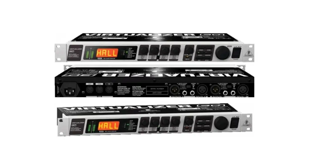 Behringer Fx2000 Virtualizer 3d Multi Engine Effects Processor User Guide