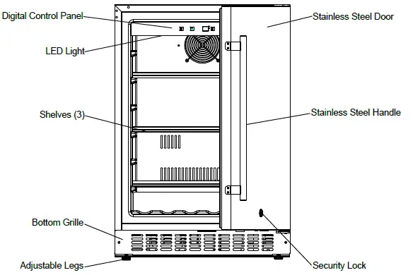 SUMMIT SPR316OS Outdoor and Indoor Frost-Free Refrigerator 1