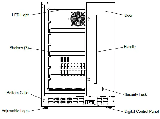 SUMMIT SPR316OS Outdoor and Indoor Frost-Free Refrigerator 2