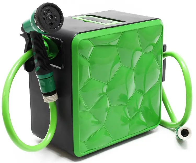 wiltec 61090 Water Hose Reel Patio Outdoor Garden Watering Pipe 20m-