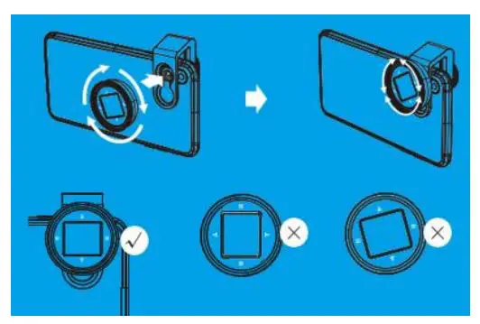 APL 1.33X Anamorphic Lens 17mm Universal Clip - Filter Instructions