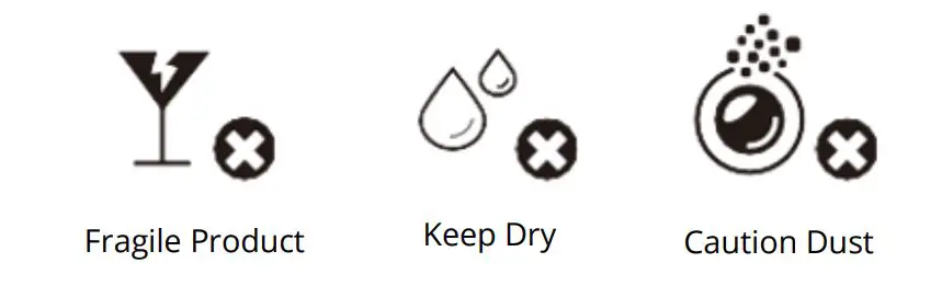 APL 1.33X Anamorphic Lens 17mm Universal Clip - Precautions for use